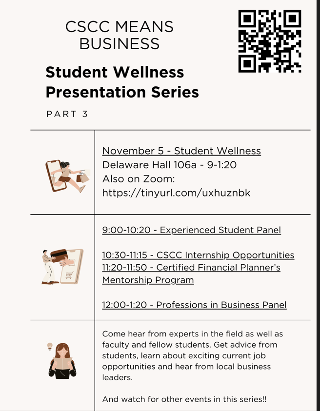 The Business Community event graphic. 