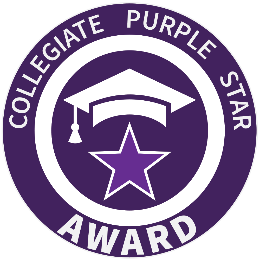 The Purple Star logo.