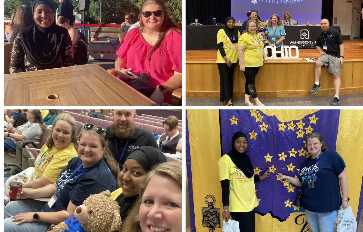 PTK students at the Ohio Region Honors In Action Conference held July 14-15 at Washington State Community College in Marietta, Ohio.