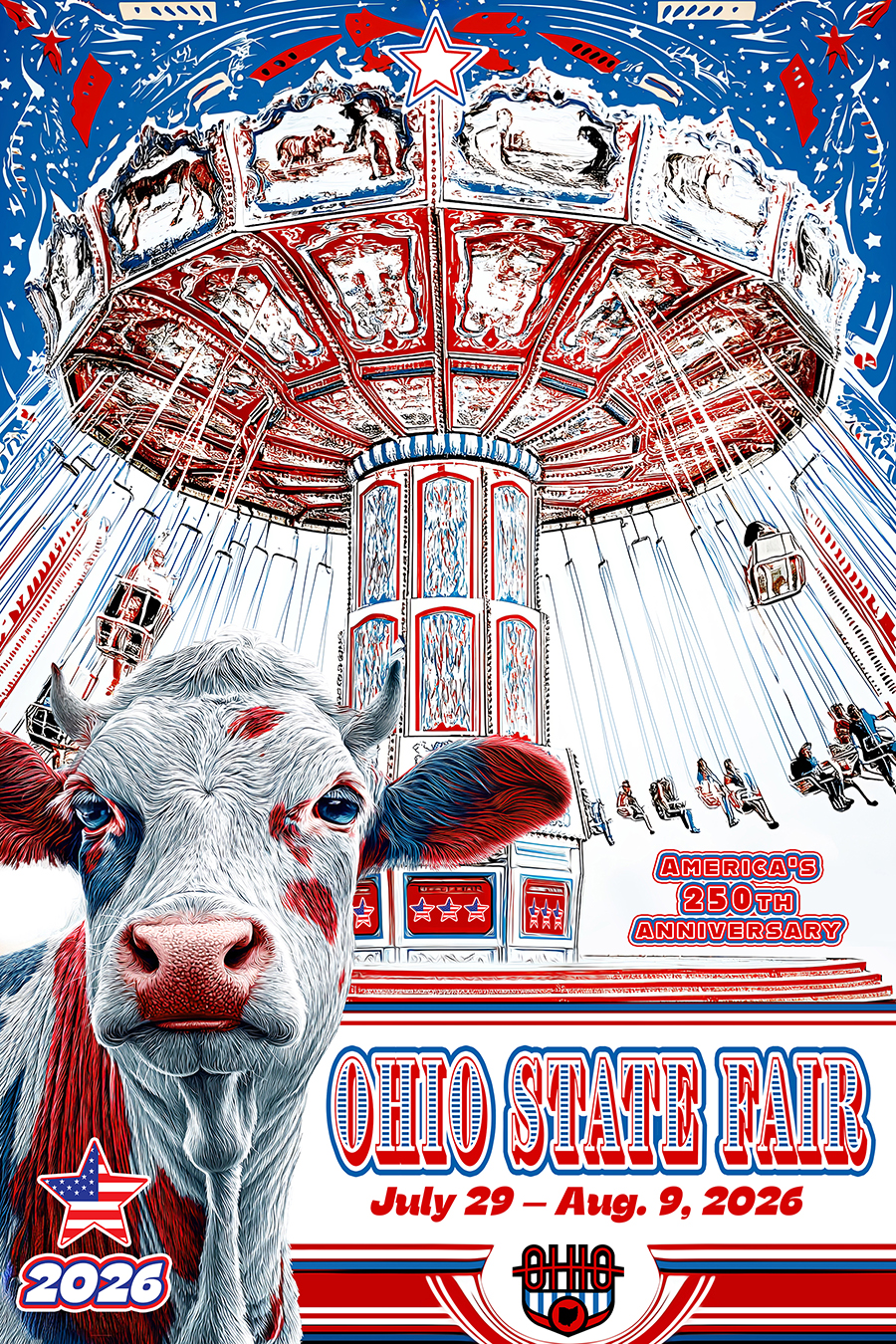 Gene Strickland's poster. 