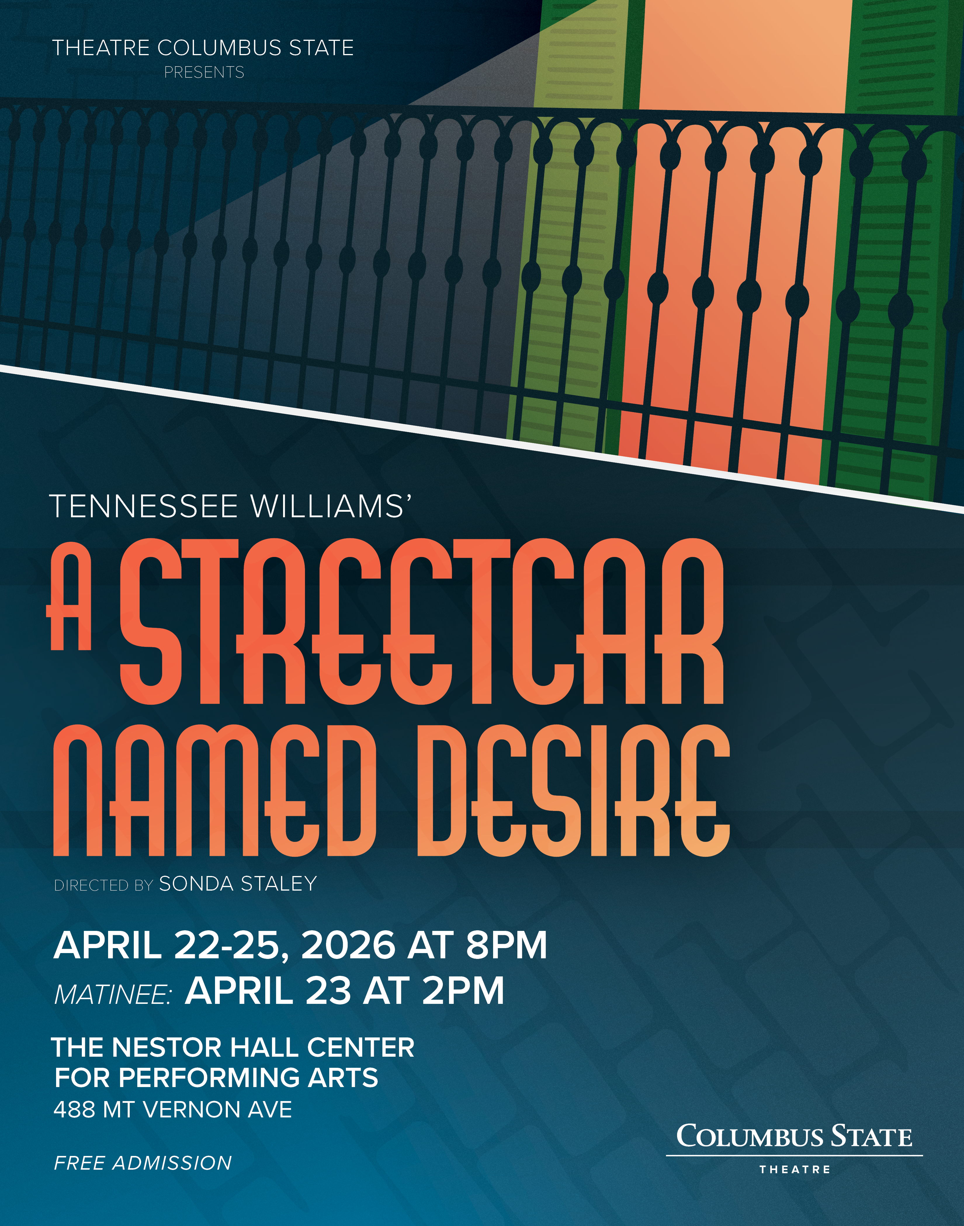 The official poster for "A Streetcare Named Desire."