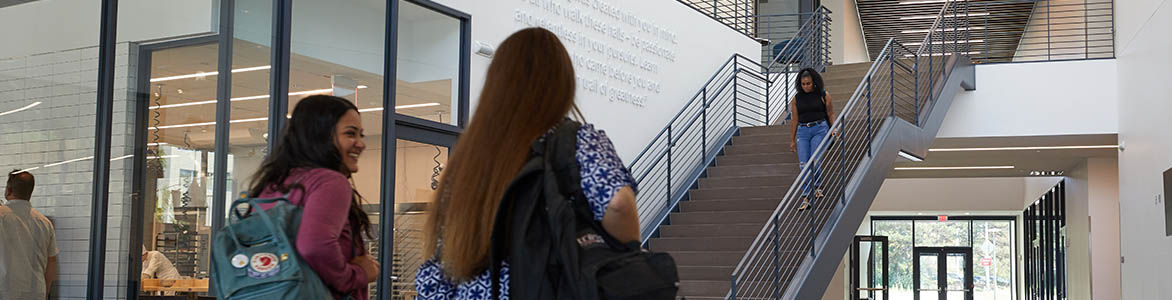 Students inside Mitchel Hall