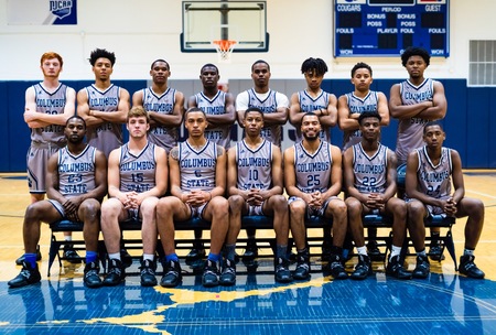 The entire basketball team for the 2019-2020 season.