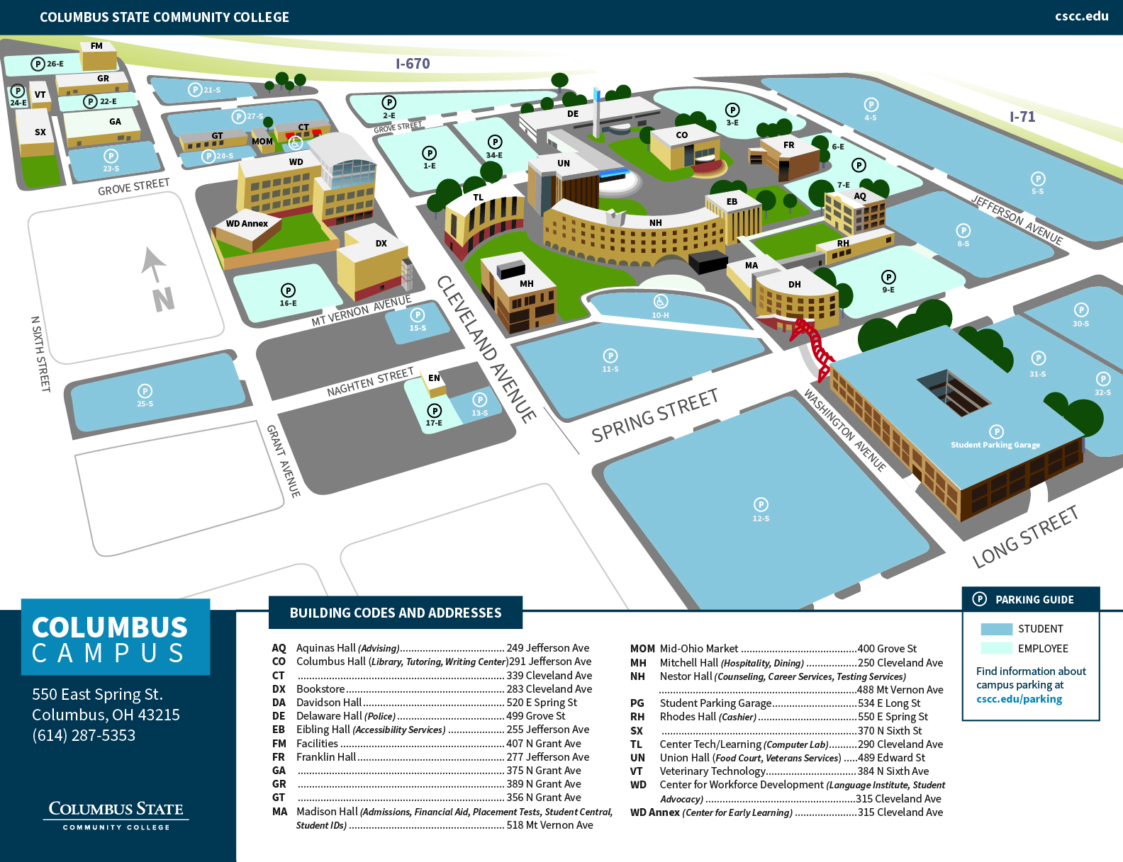 Parking map