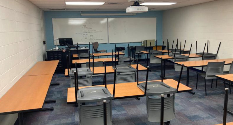 Aviation Maintenance classroom