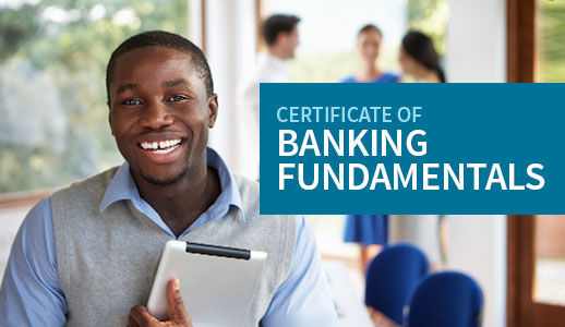 Certificate of Banking Fundamentals student
