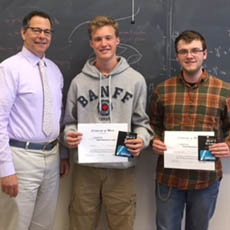AMATYC Winners Holding Awards