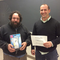 AMATYC Winner Receiving Award