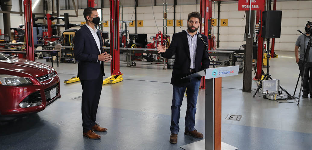 Automotive program teamed up with City of Columbus to create Project Taillight. CS automotive offers free headlight and taillight repair for low income residents.