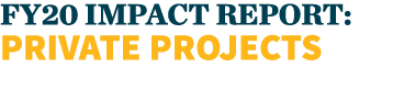  FY20 Impact Report: private Projects 