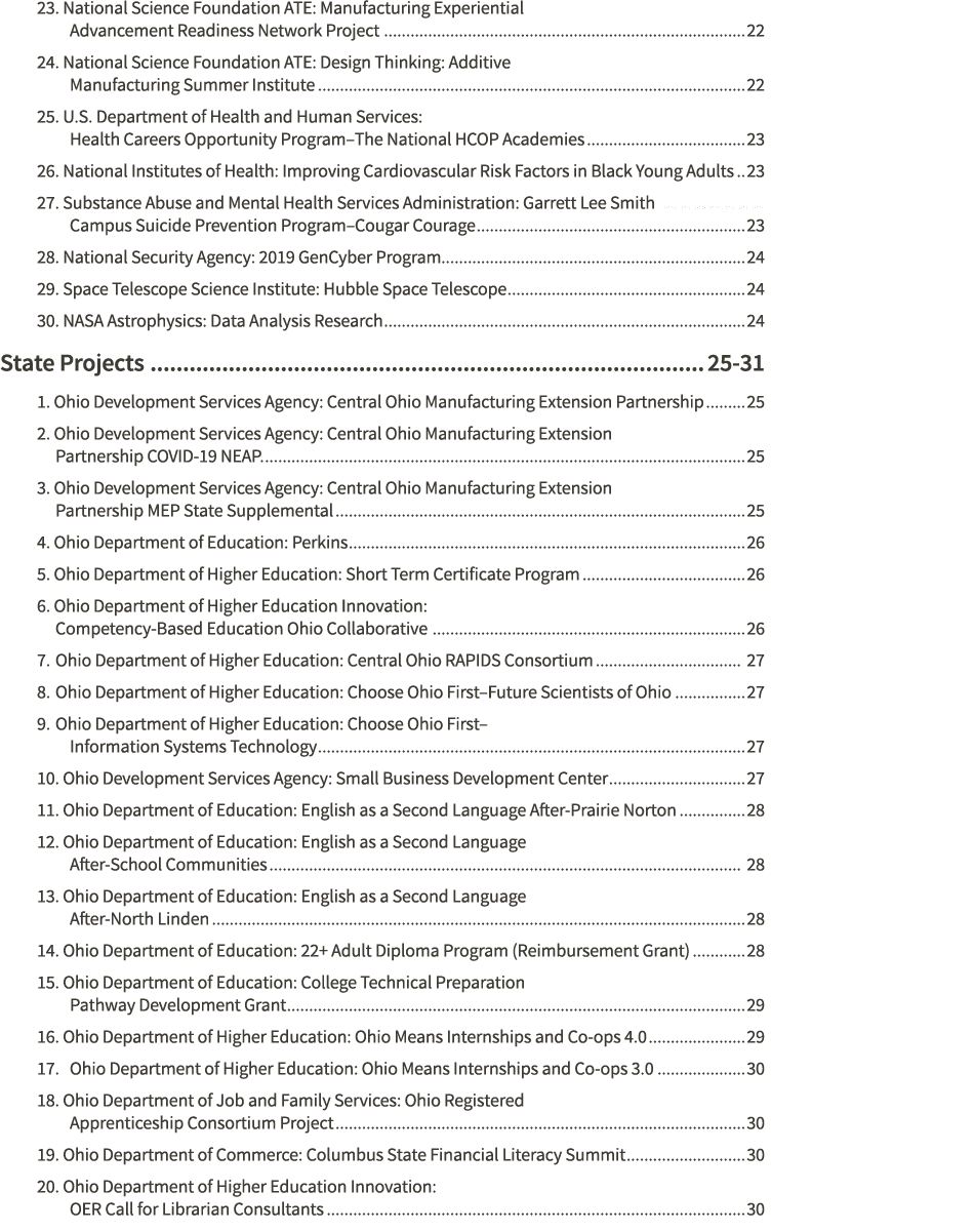  23  National Science Foundation ATE: Manufacturing Experiential   Advancement Readiness Network Project 22 24  Natio   