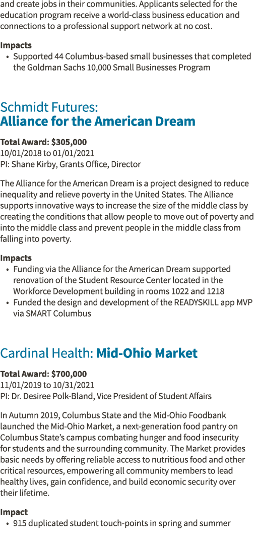 and create jobs in their communities  Applicants selected for the education program receive a world-class business ed   
