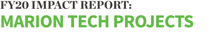  FY20 Impact Report: marion tech Projects