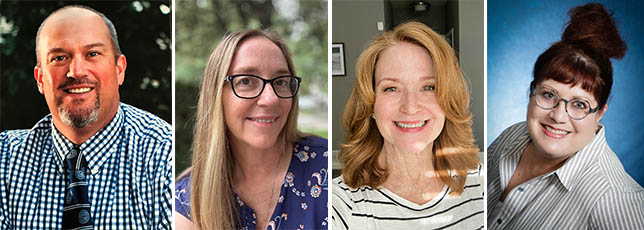 Photos of four award winners