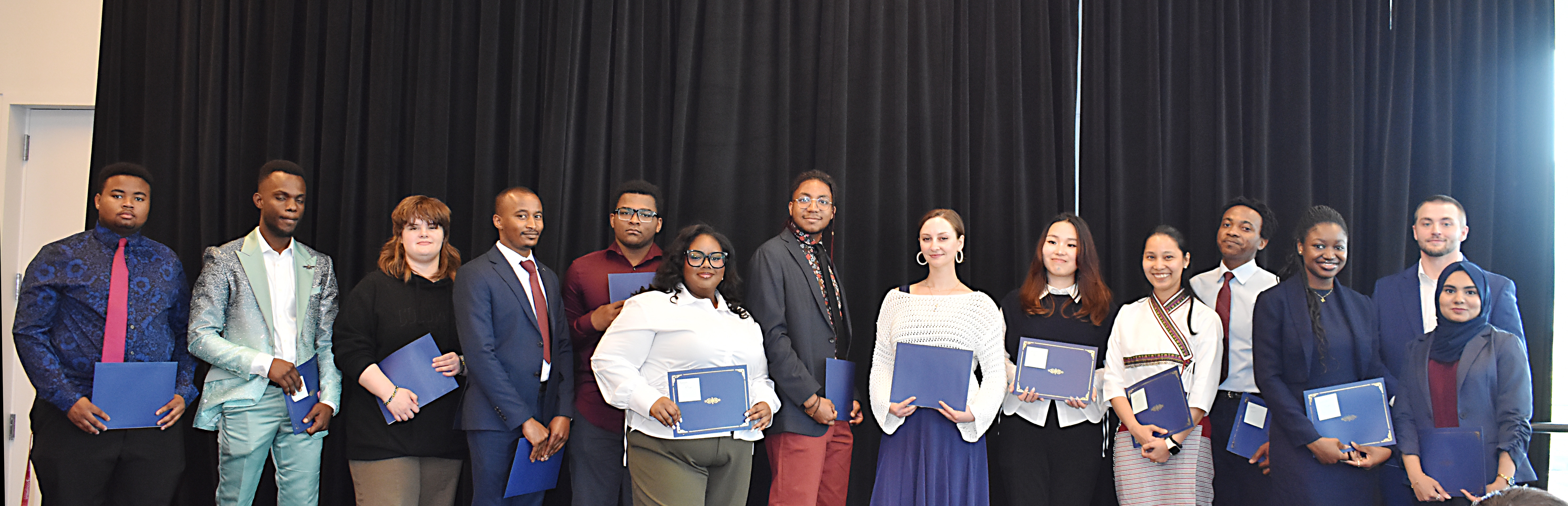 The Columbus State Student Ambassadors after being awarded the Team Recognition Award at the 2026 Leadership Awards event on April 9 in Mitchell Hall.