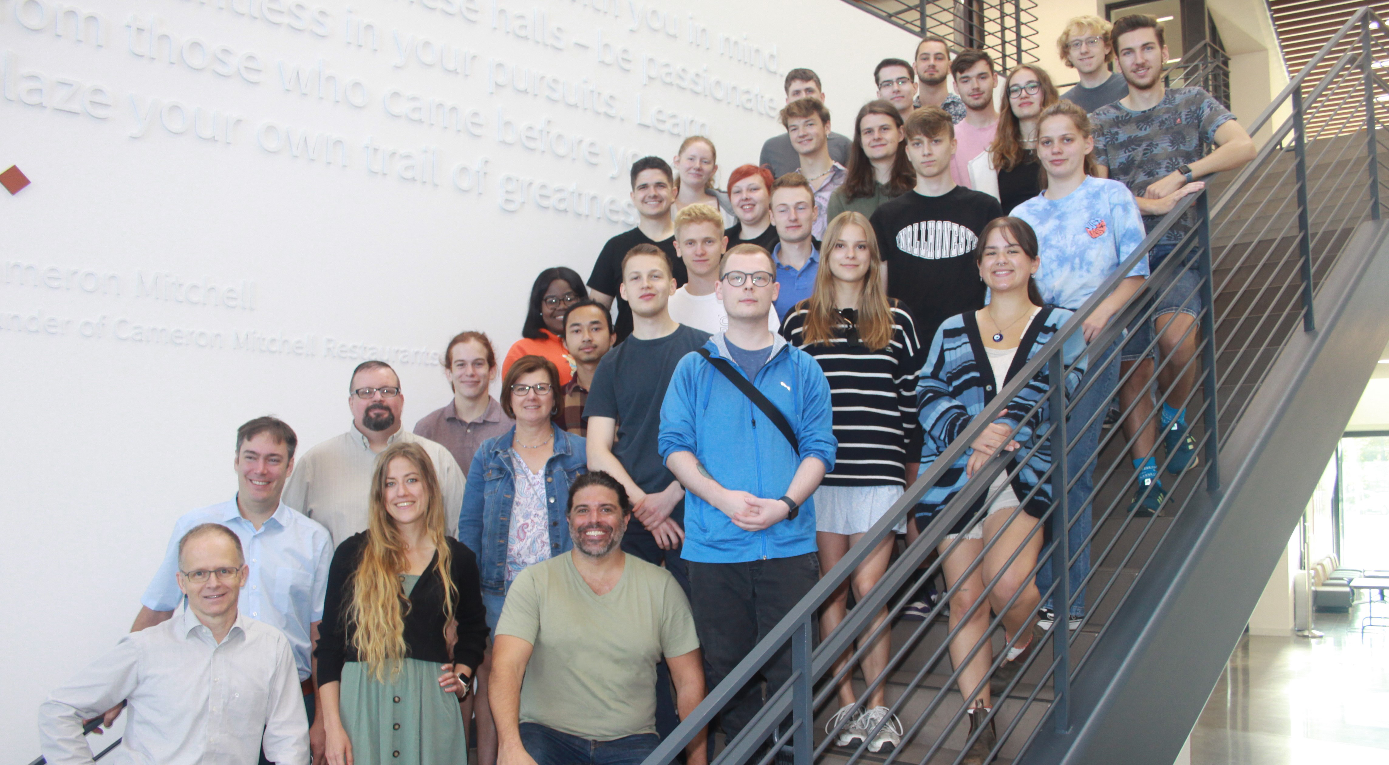 aculty and students from Columbus State and our sister institution in Dresden, Germany, were in Mitchell Hall for an event on Sept. 22.