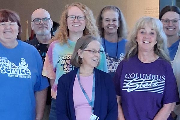 Volunteer close up