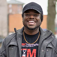 Donte Woods-Spikes is a Columbus State Community College student known for his various forms of work such as professional speaking, documentaries, and most of all his work in communities.