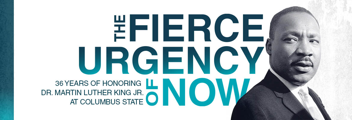 The Fierce Urgency of Now graphic banner
