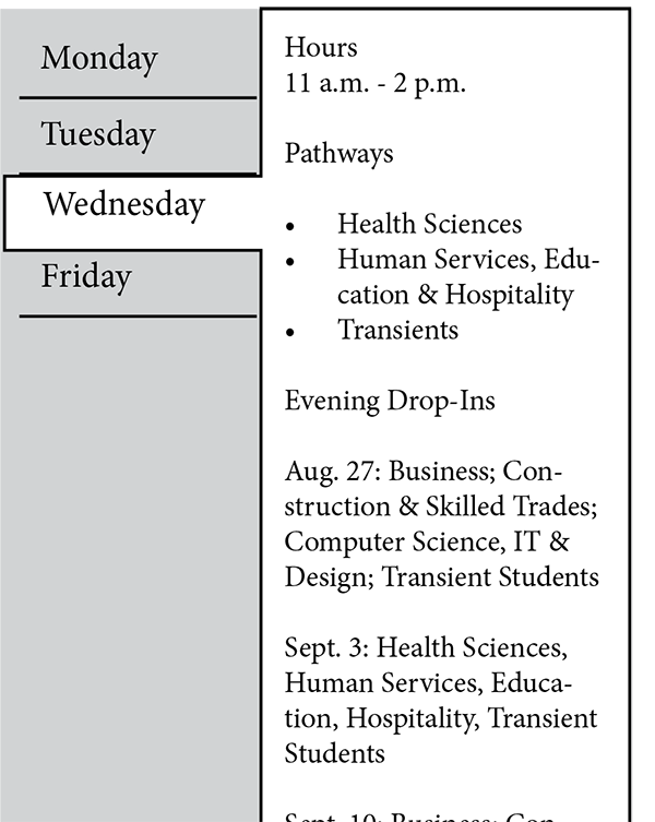 Advising Drop-Ins mockup