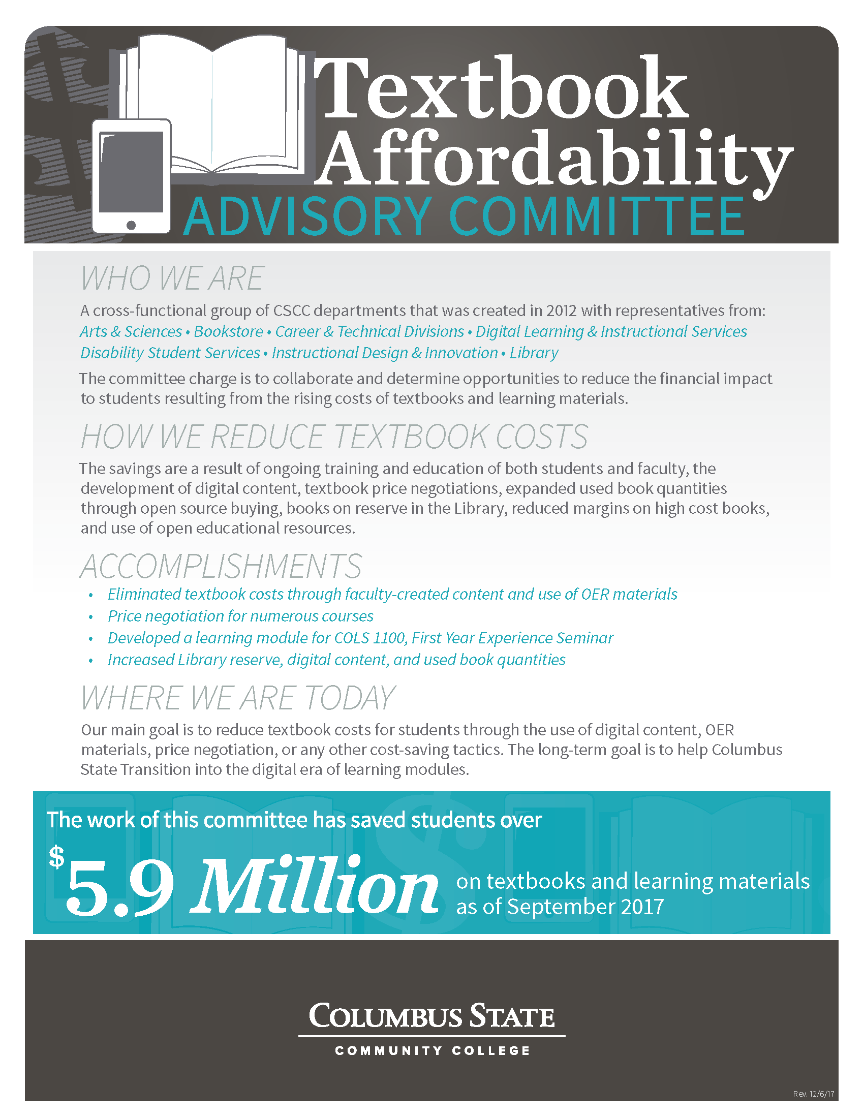 Affordability Columbus State Community College
