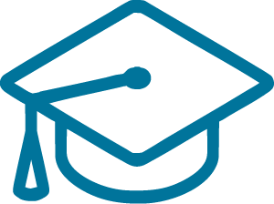 Graduation hat icon